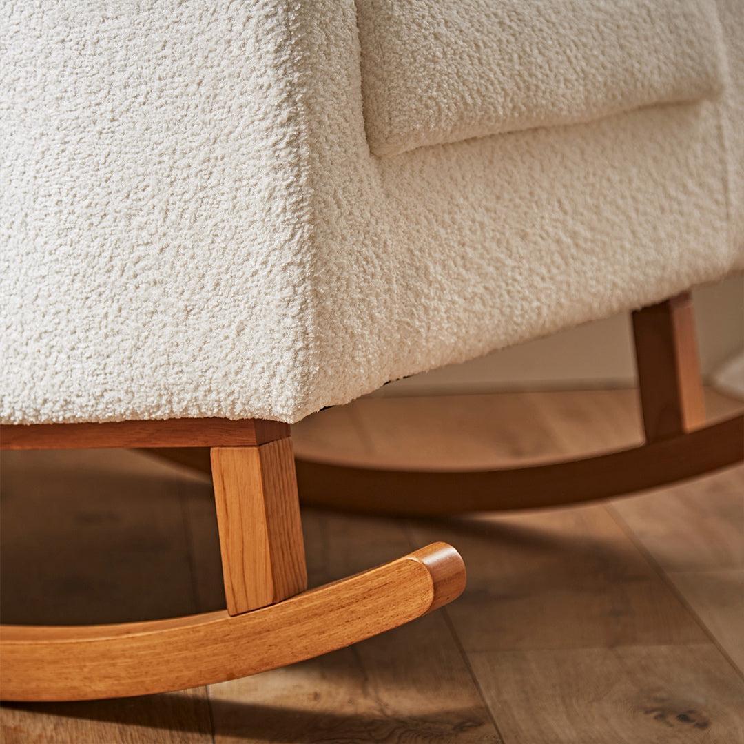 CuddleCo Etta Nursing Chair - Boucle Off White - Image 5
