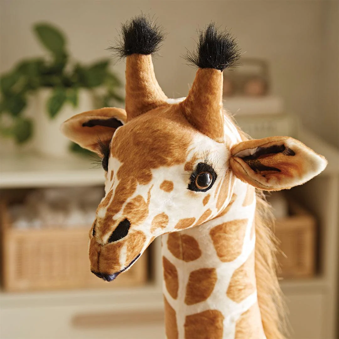 CuddleCo Medium Standing Giraffe Stuffed Animal - Natural - Image 5