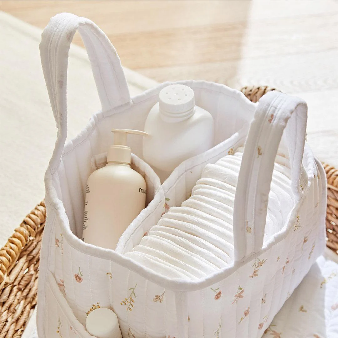 CuddleCo Nappy Caddy - Cashmere Meadow - Image 4