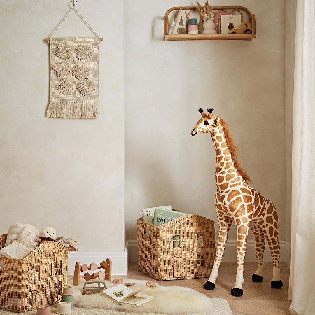 CuddleCo Small Standing Giraffe Stuffed Animal - Natural - Image 6