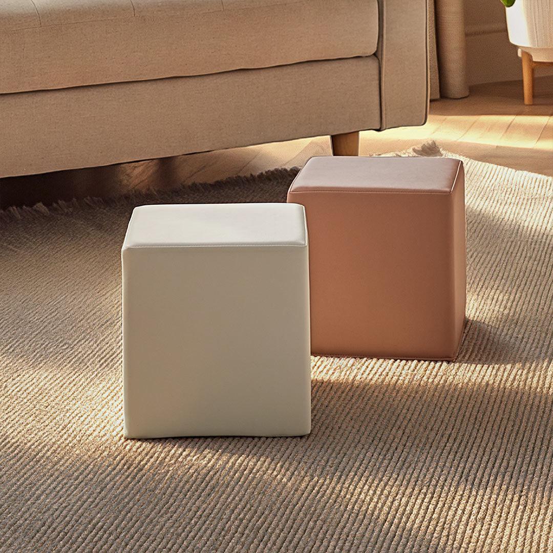 CuddleCo Soft Play Cubes 2pc - Tuscany/Pebble - Image 4