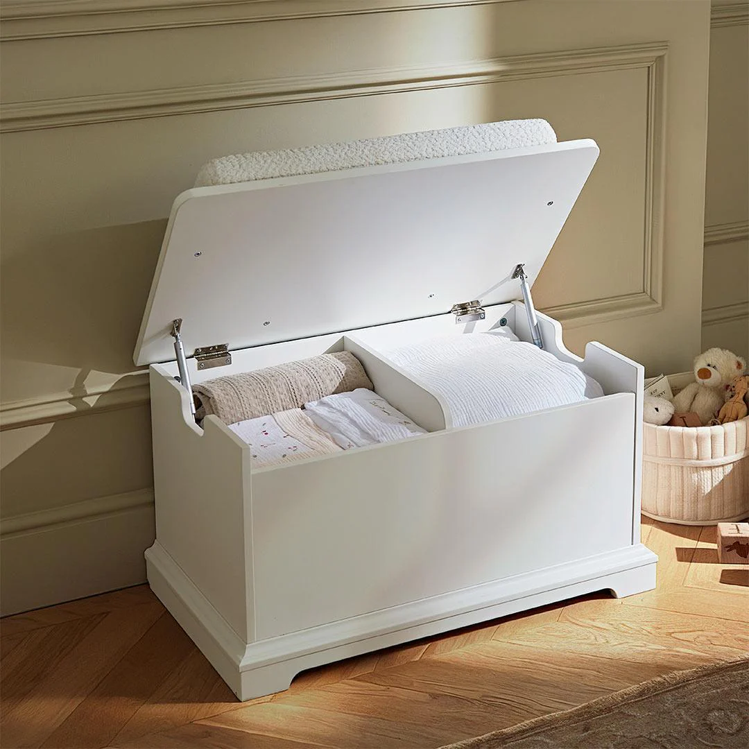 CuddleCo Storage Box & Cushion - White - Image 3