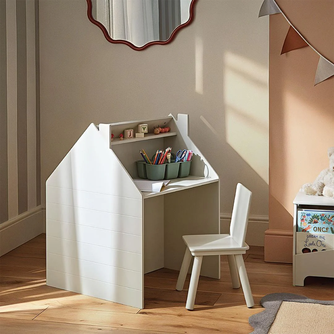 CuddleCo Storage Desk + Easel & Chair - Pebble - Image 3