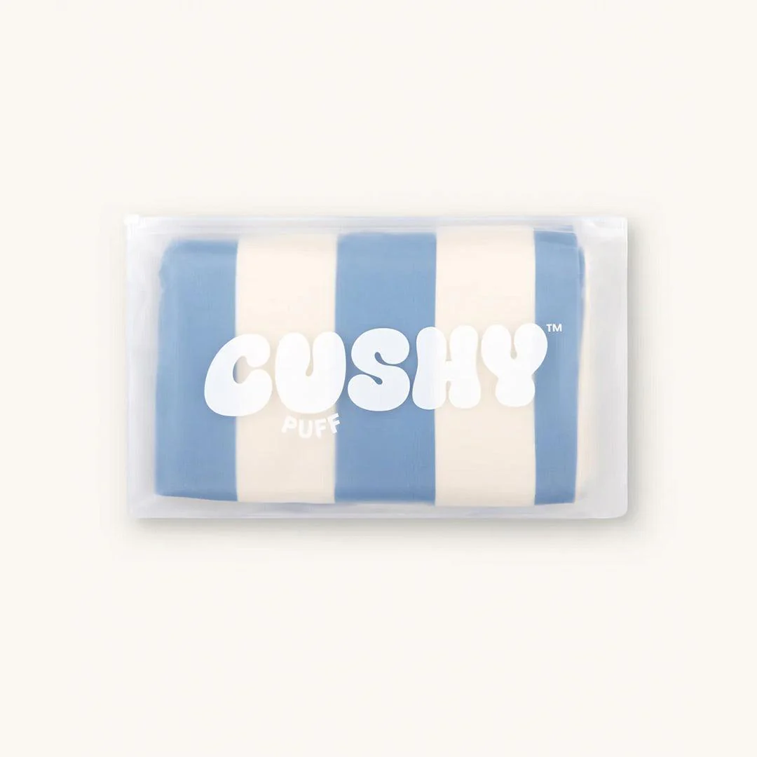 Cushy Puff Pregnancy Pillow Cover - Sky Blue