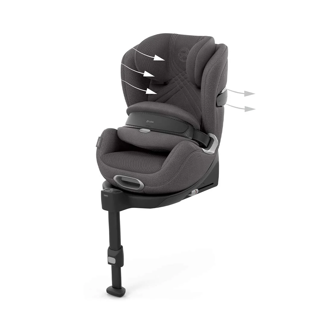CYBEX Anoris T2 i-Size Plus Car Seat - Mirage Grey - Image 5