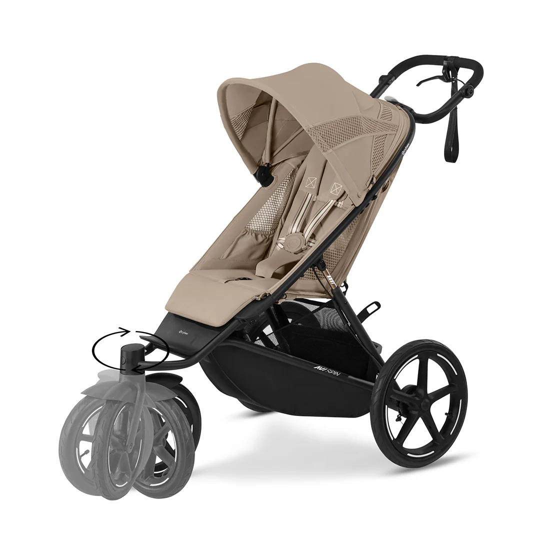 CYBEX Avi Spin Stroller - Almond Beige - Image 6