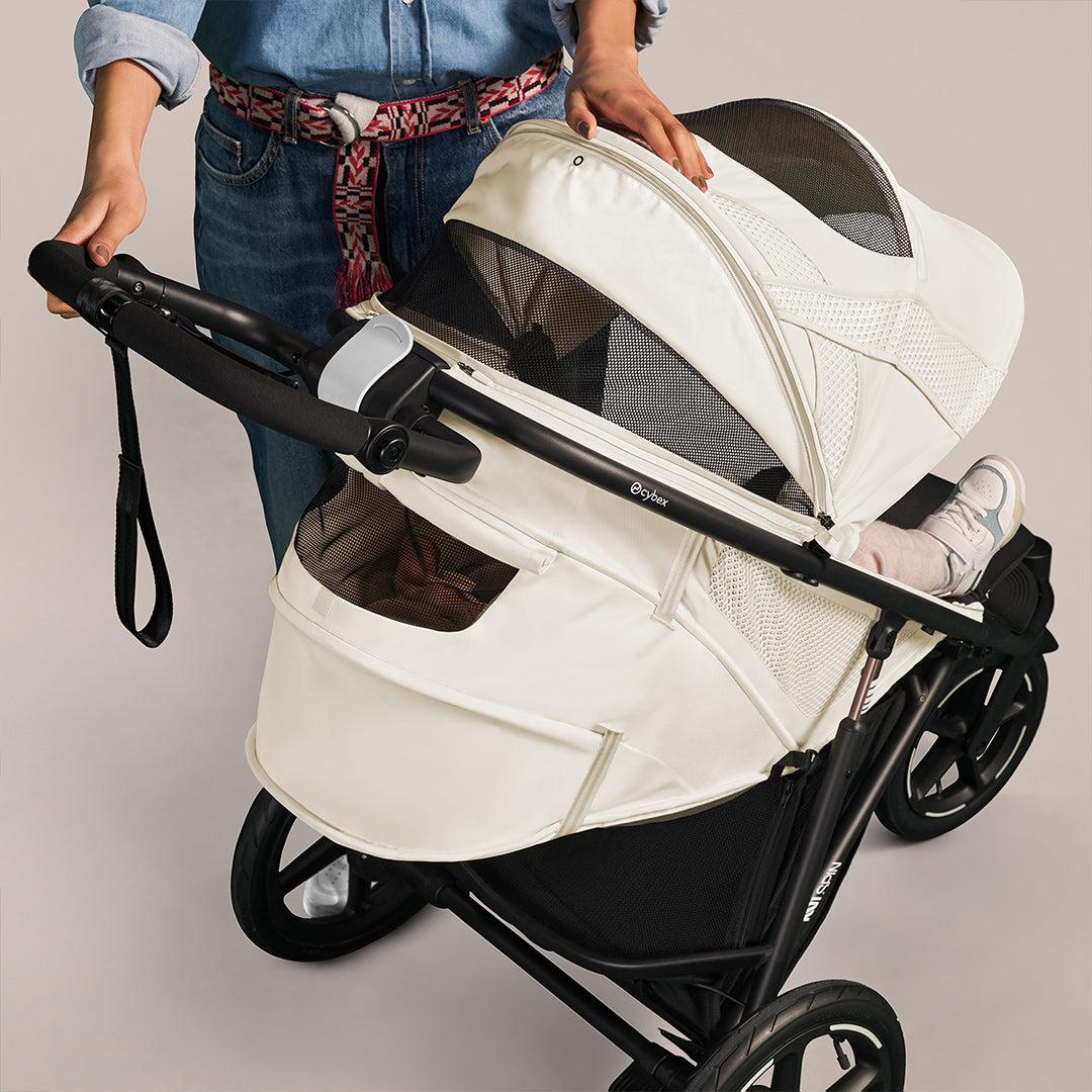 CYBEX Avi Spin Stroller - Seashell Beige - Image 11
