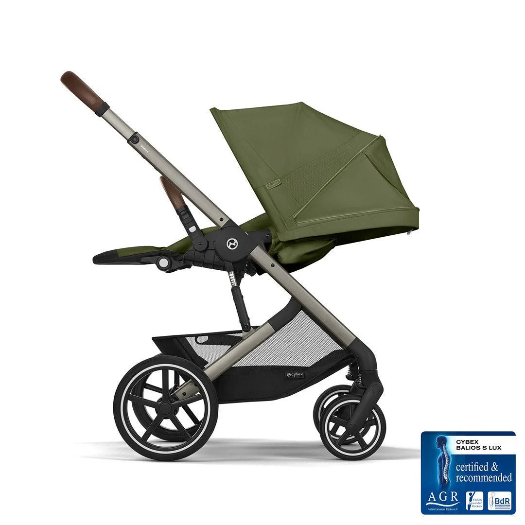 Cybex Balios S Lux Pushchair - Moss Green - Image 4