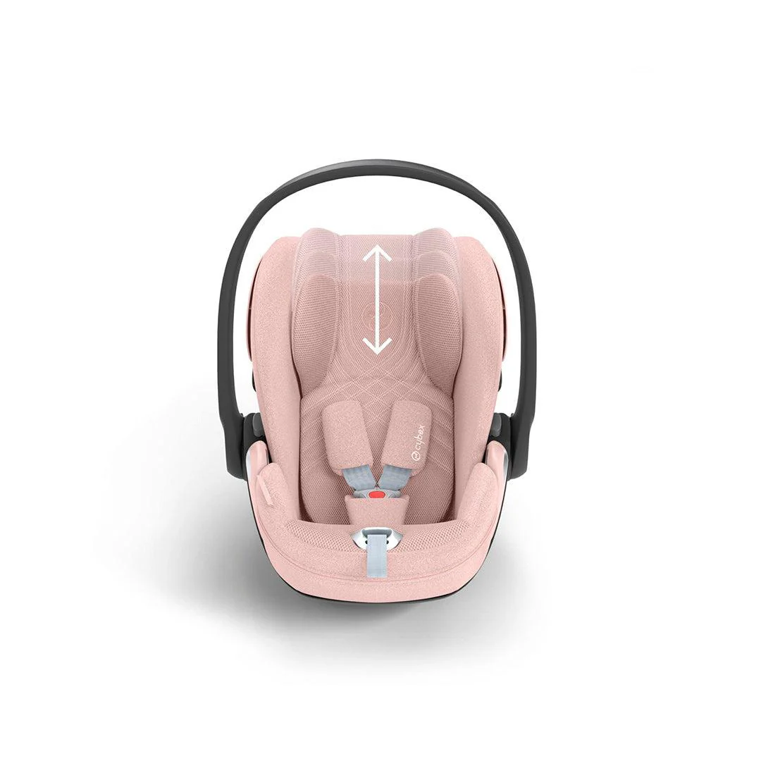 CYBEX Cloud T i-Size Plus Car Seat - Peach Pink - Image 6