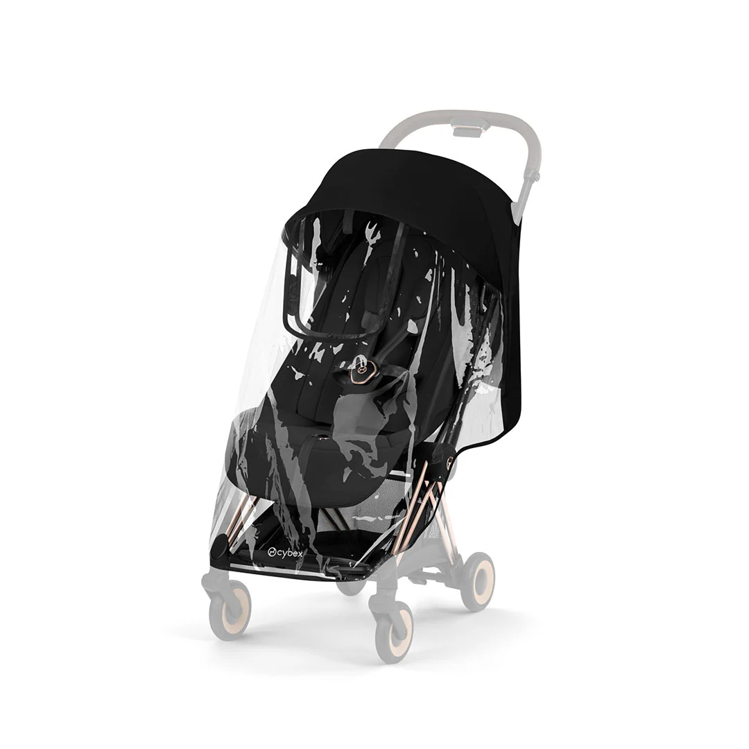 CYBEX Coya Comfort Compact Stroller & Carrycot - Sepia Black/Rose Gold - Image 11