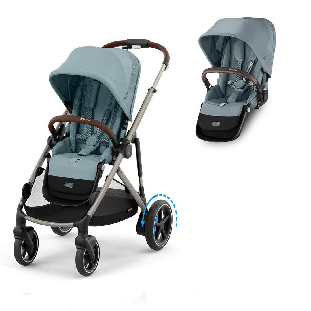 CYBEX e-Gazelle Double Pushchair - Image 9