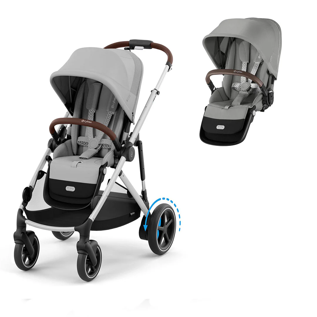 CYBEX e-Gazelle Double Pushchair - Image 3