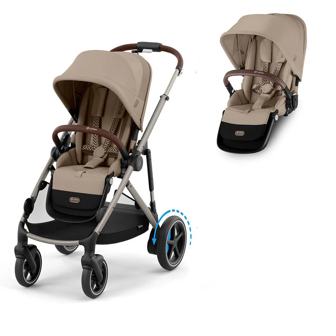 CYBEX e-Gazelle Double Pushchair - Image 12