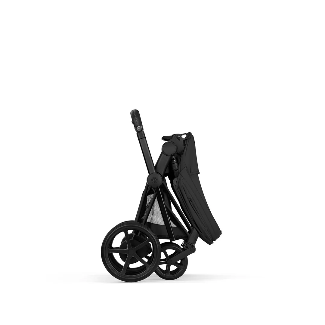 CYBEX e-Priam Comfort Pushchair & Foldable Carrycot - Sepia Black/Black - Image 12
