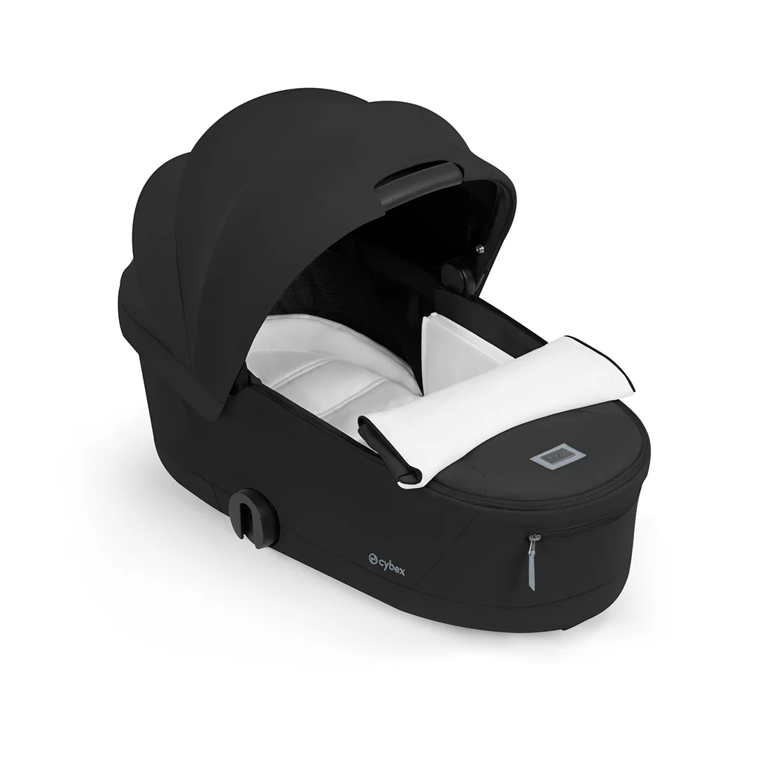 CYBEX e-Priam Comfort Pushchair & Foldable Carrycot - Sepia Black/Black - Image 3
