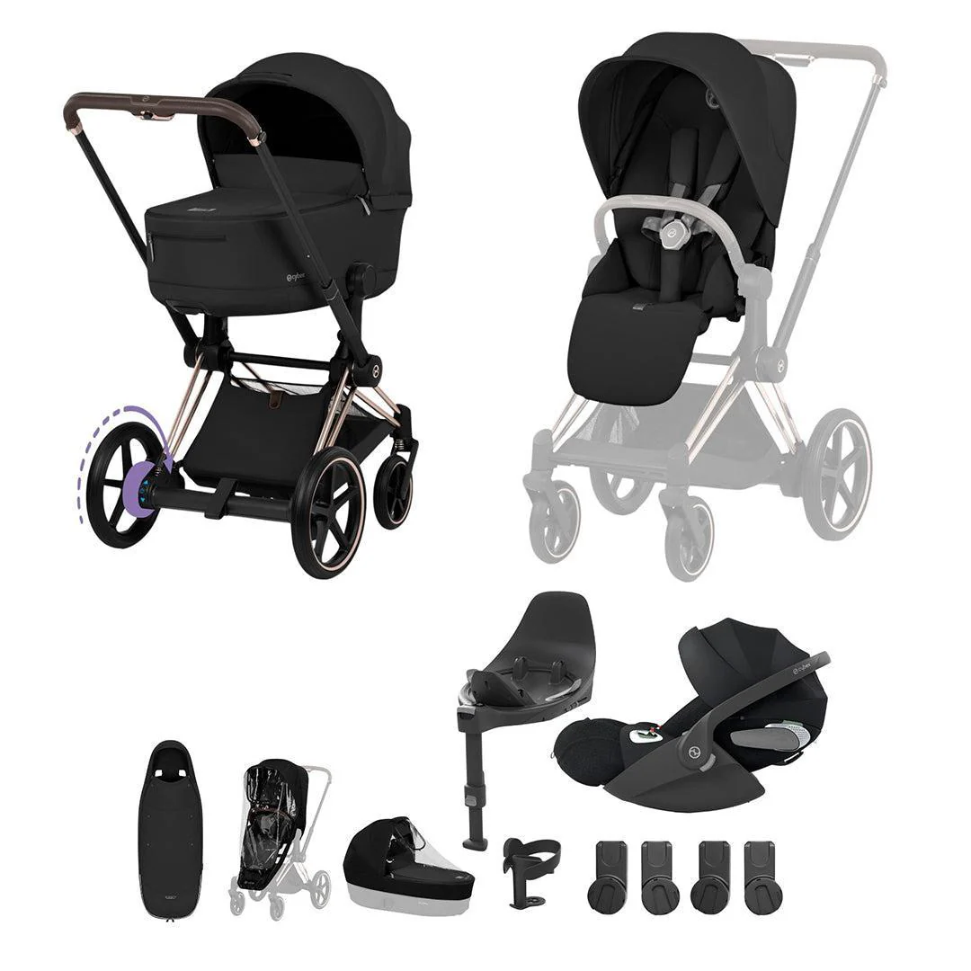 Cybex e-Priam Ultimate Accessory Bundle - Comfort Collection