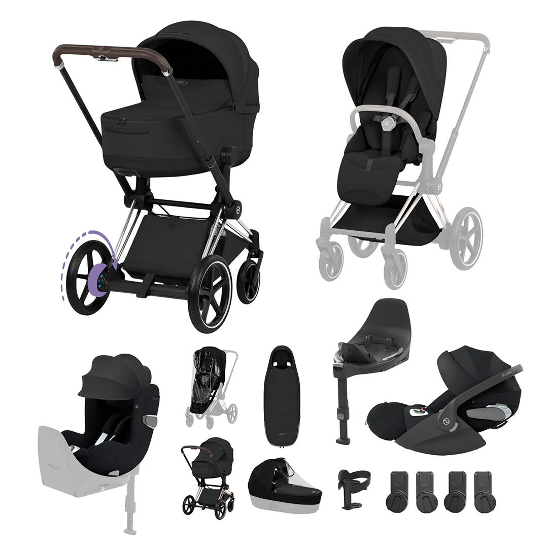 Cybex e-Priam Ultimate Birth & Beyond Bundle - Style Collection