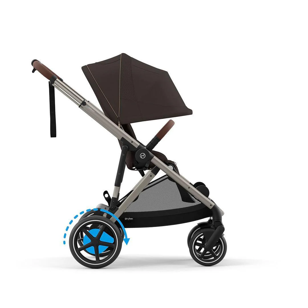 CYBEX e-Gazelle S Pushchair - Chocolate Brown - Image 3