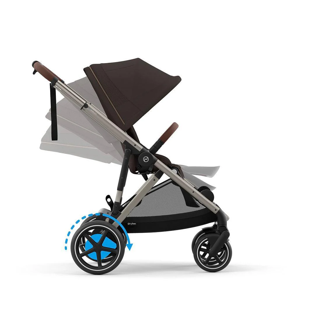CYBEX e-Gazelle S Pushchair - Chocolate Brown - Image 7