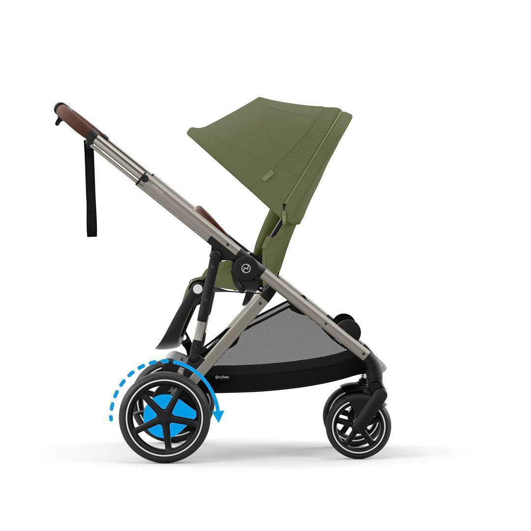 CYBEX e-Gazelle S Pushchair - Moss Green - Image 2