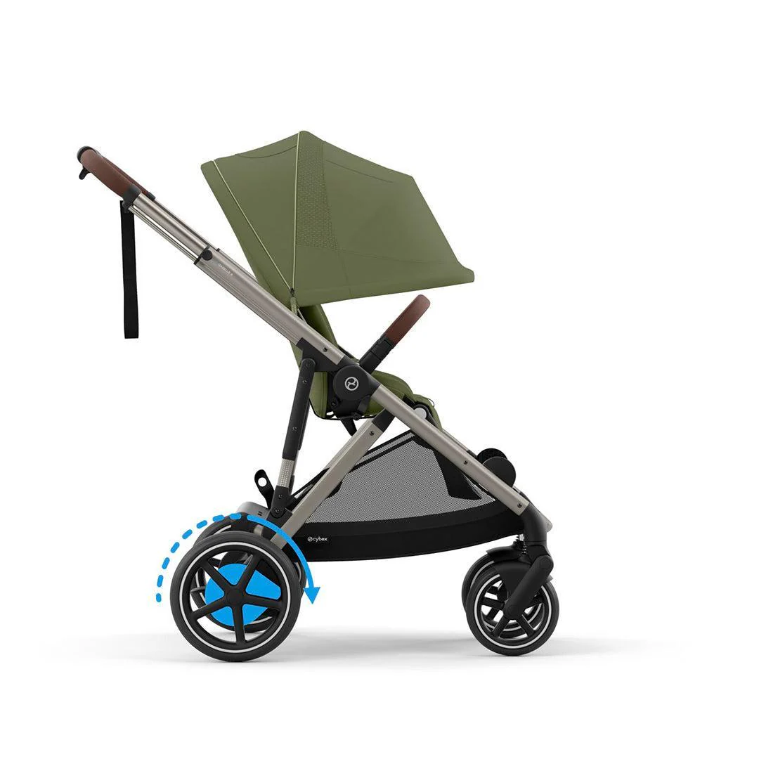 CYBEX e-Gazelle S Pushchair - Moss Green - Image 6