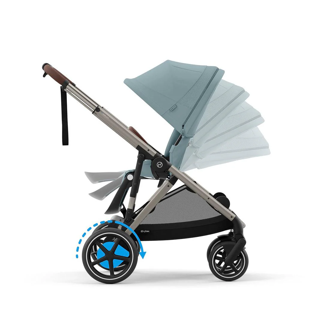CYBEX e-Gazelle S Pushchair - Stormy Blue - Image 10