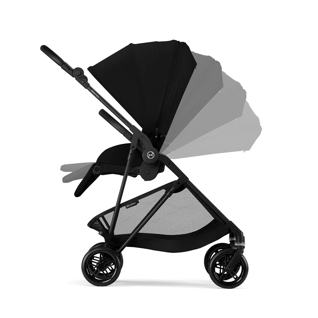 CYBEX Melio Carbon Pushchair - Magic Black - Image 11