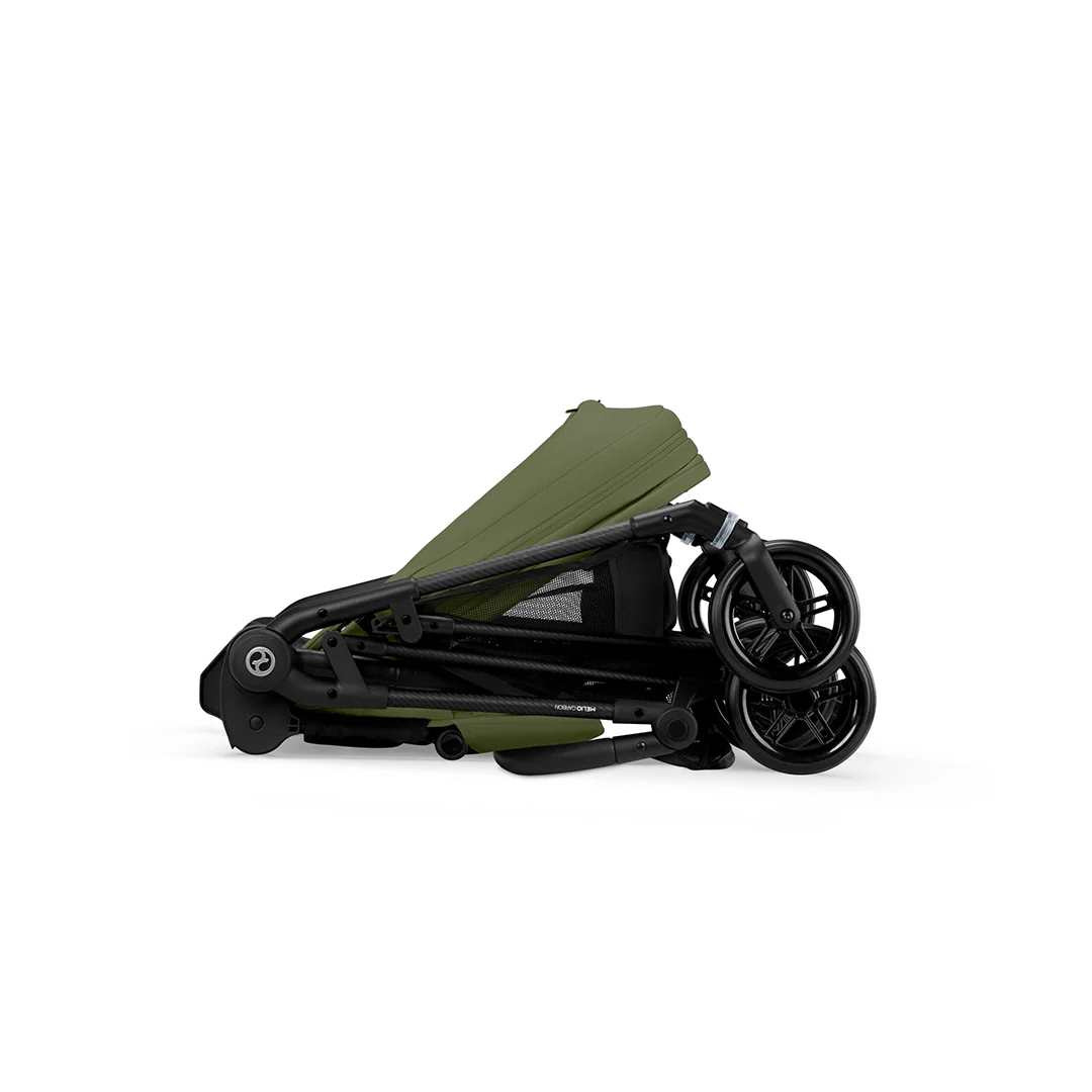 CYBEX Melio Carbon Pushchair - Moss Green - Image 13