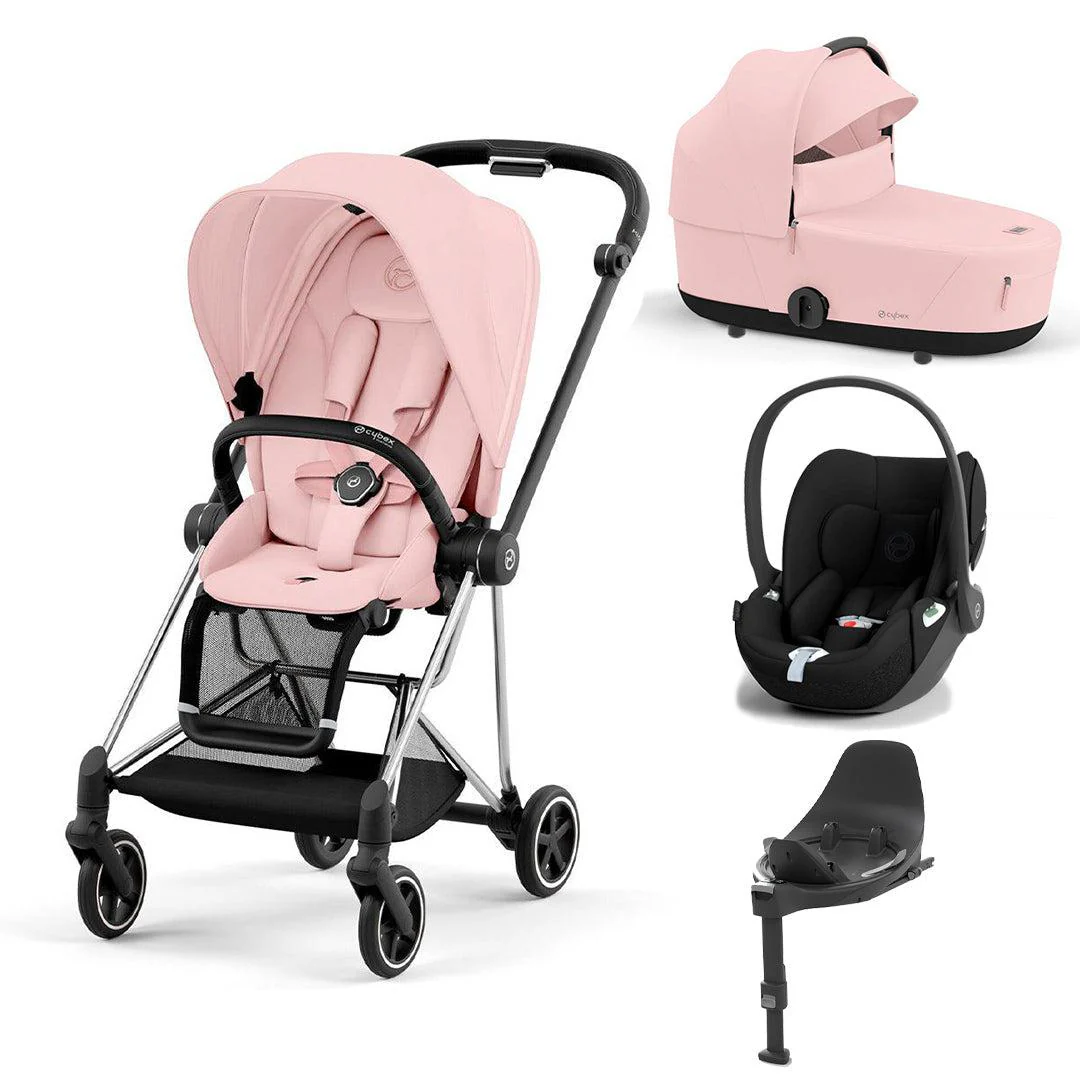 CYBEX Mios + Cloud T Travel System - Peach Pink - Image 4