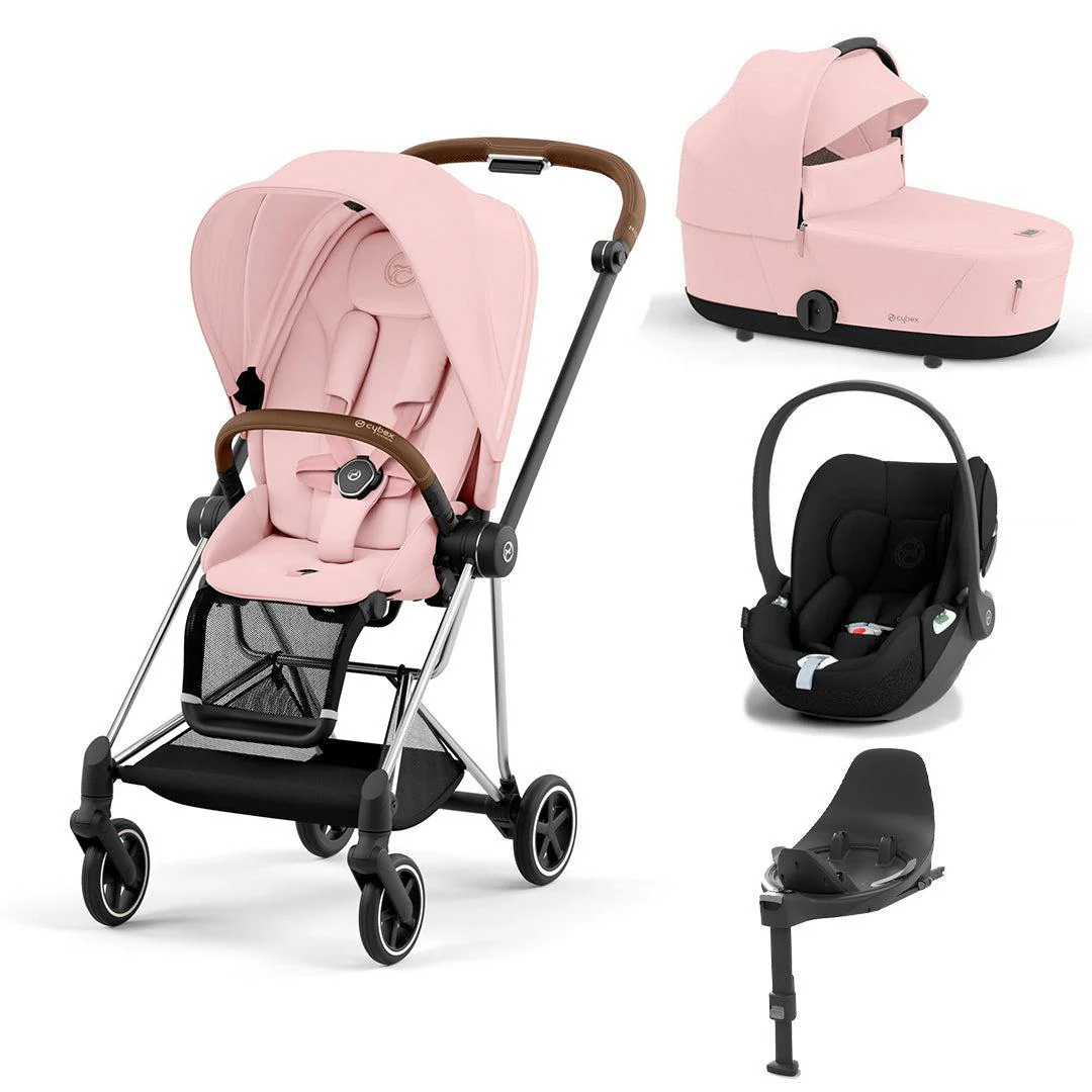 CYBEX Mios + Cloud T Travel System - Peach Pink - Image 8
