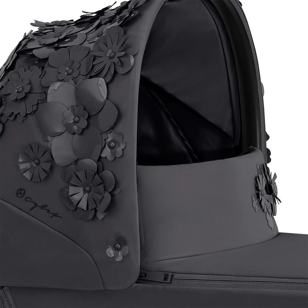 CYBEX Mios Lux Carrycot - Simply Flowers - Dream Grey - Image 3