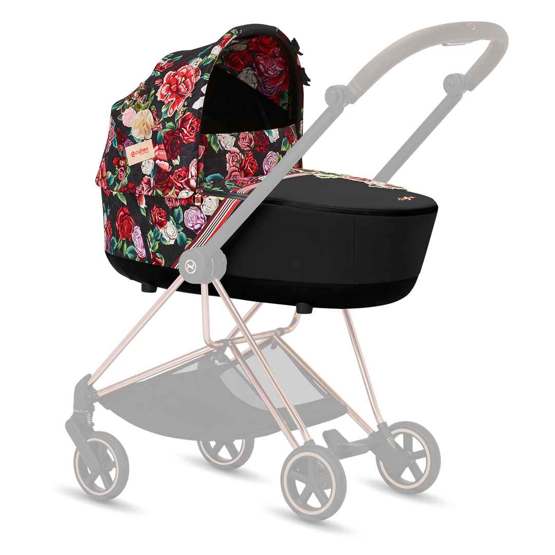 CYBEX Mios Lux Carrycot - Spring Blossom Dark - Image 2