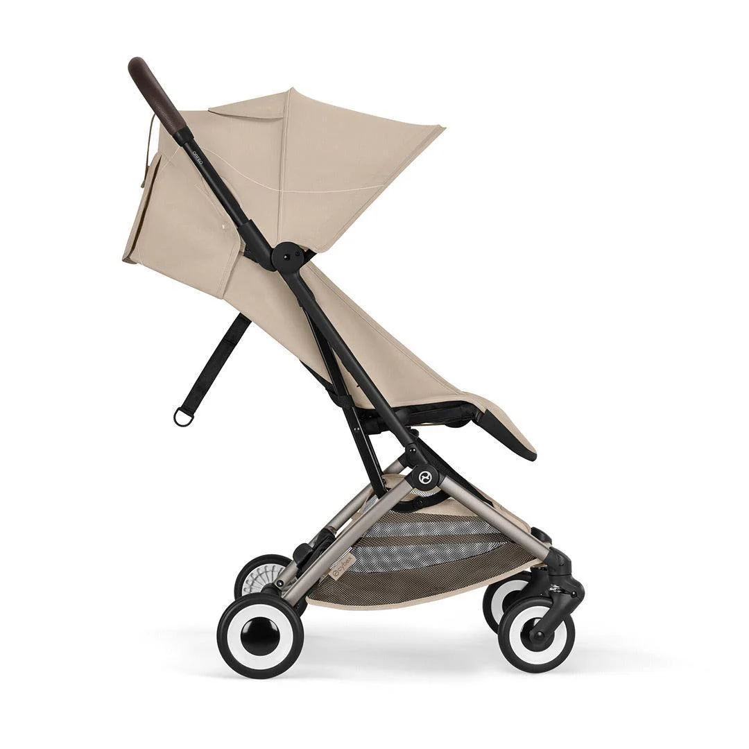 CYBEX Orfeo Compact Stroller - Almond Beige - Image 3
