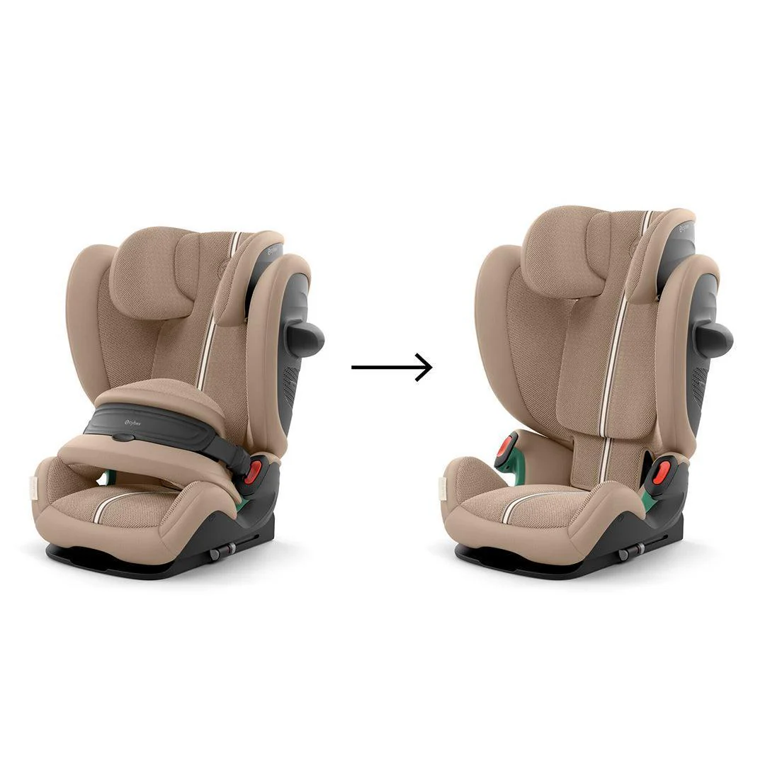CYBEX Pallas G3 Plus i-Size Car Seat - Almond Beige - Image 2