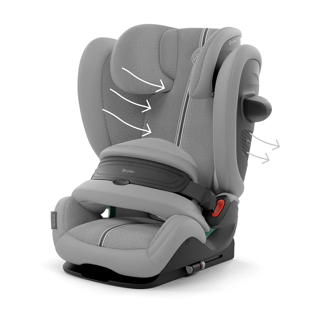 CYBEX Pallas G3 Plus i-Size Car Seat - Stone Grey - Image 8