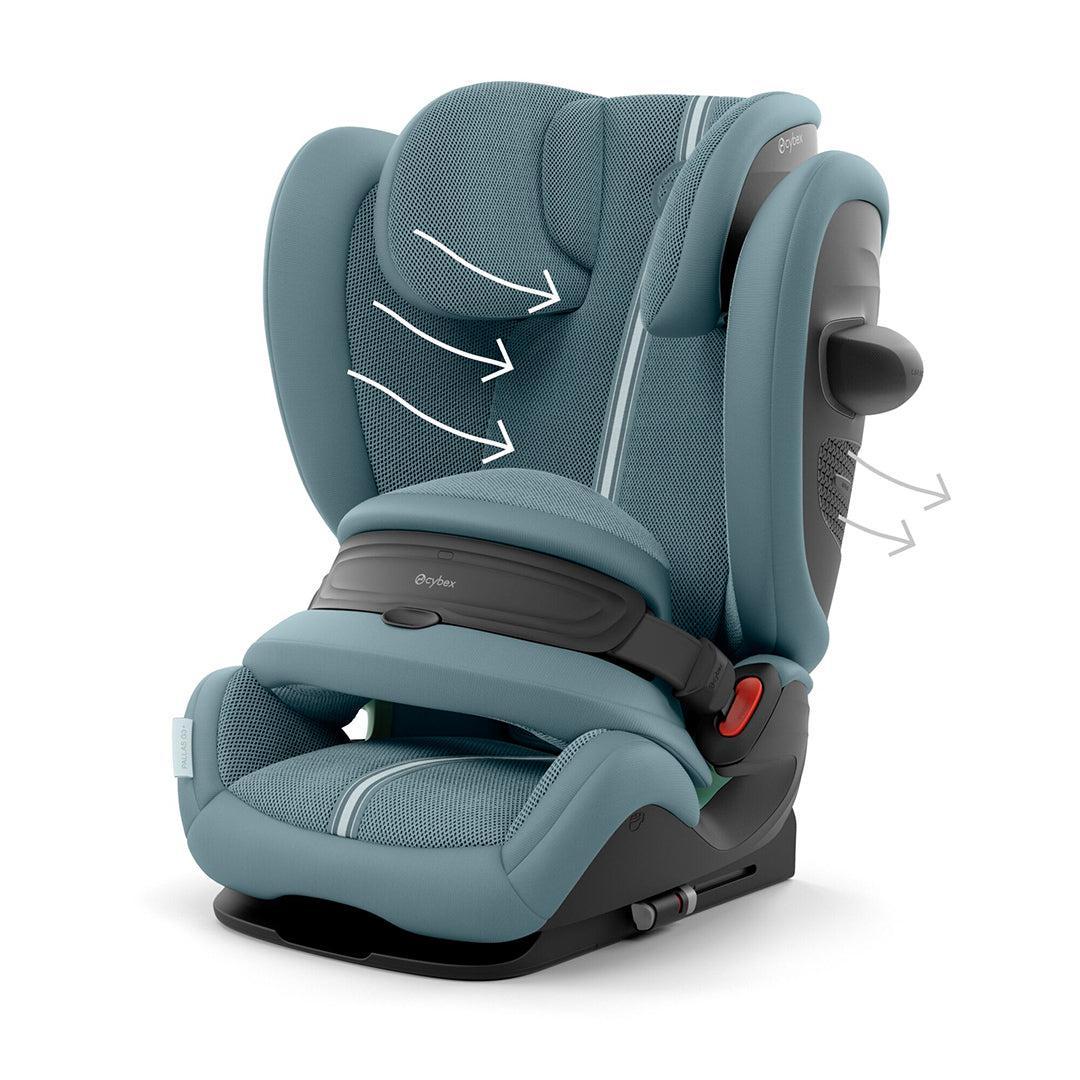 CYBEX Pallas G3 Plus i-Size Car Seat - Stormy Blue - Image 8