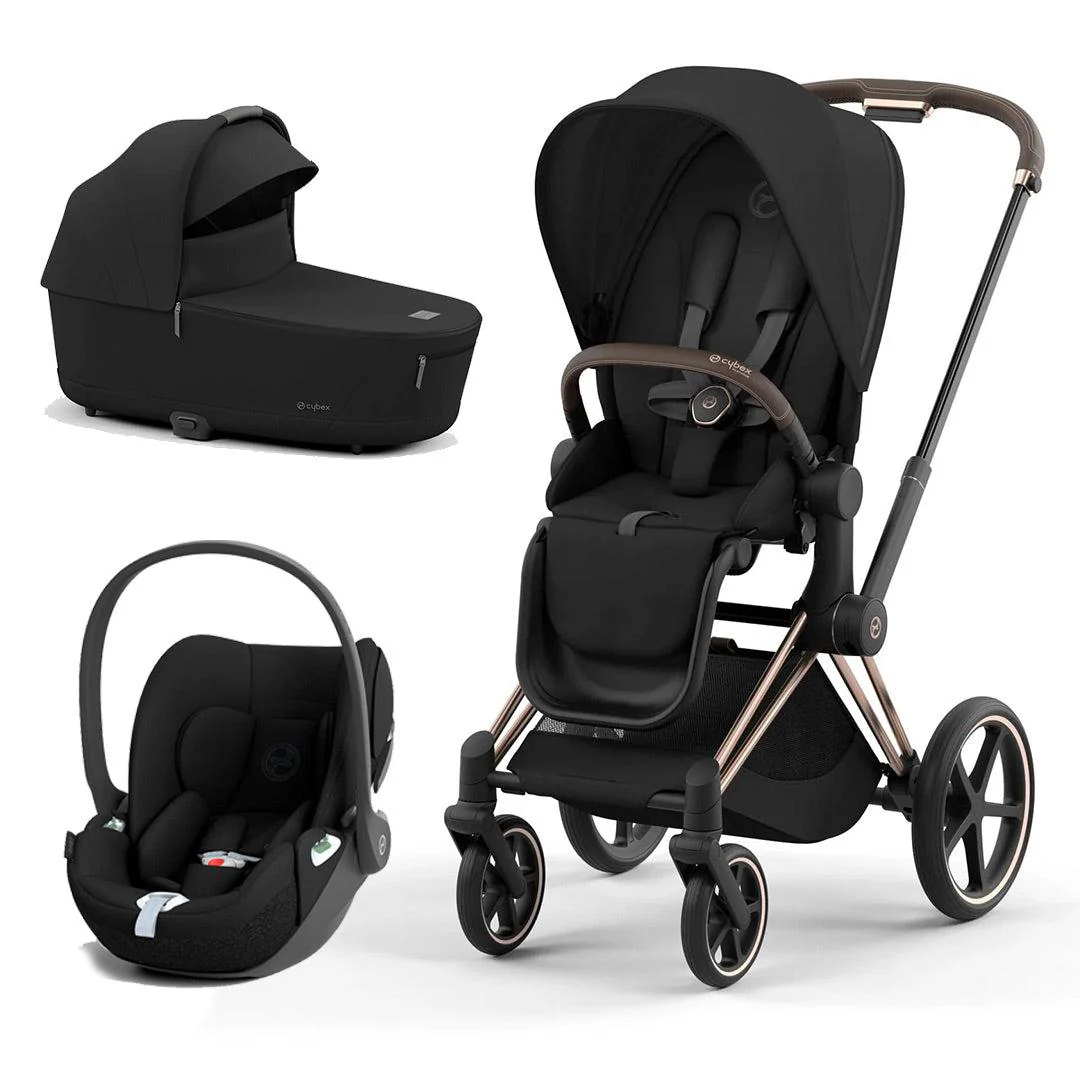 CYBEX Priam Cloud T Travel System - Sepia Black - Image 14