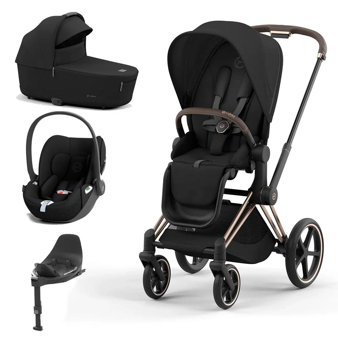 CYBEX Priam Cloud T Travel System - Sepia Black - Image 15