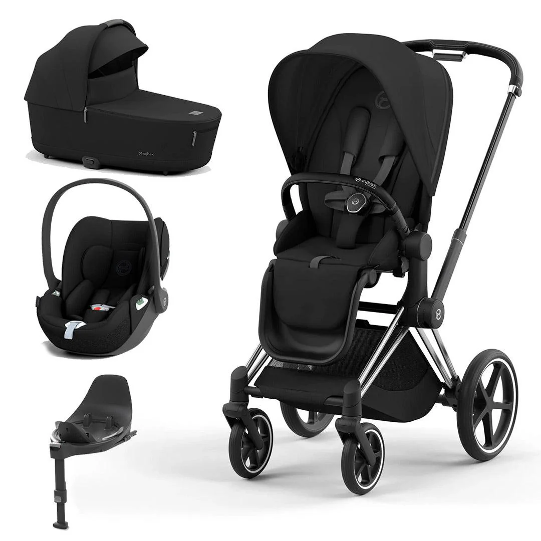 CYBEX Priam Cloud T Travel System - Sepia Black - Image 5
