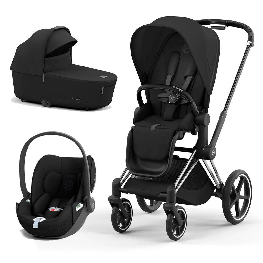 CYBEX Priam Cloud T Travel System - Sepia Black - Image 7