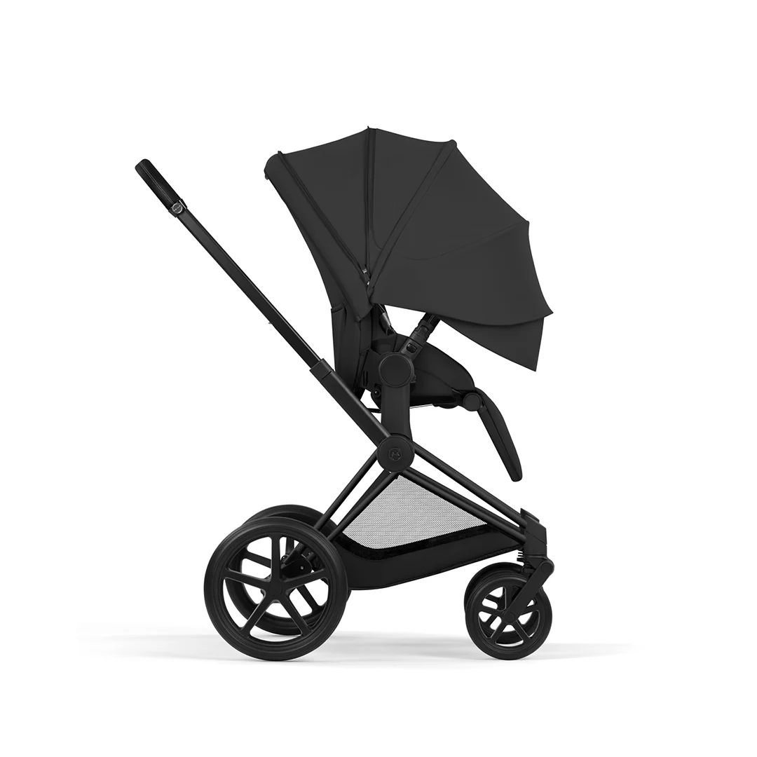CYBEX Priam Comfort Pushchair & Foldable Carrycot - Sepia Black/Black - Image 10