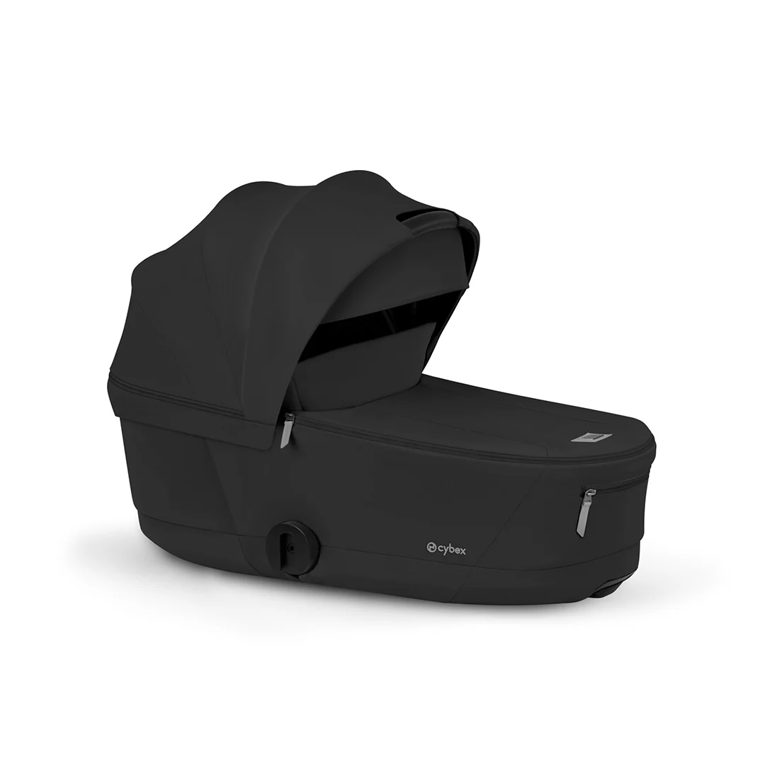 CYBEX Priam Comfort Pushchair & Foldable Carrycot - Sepia Black/Rose Gold - Image 2