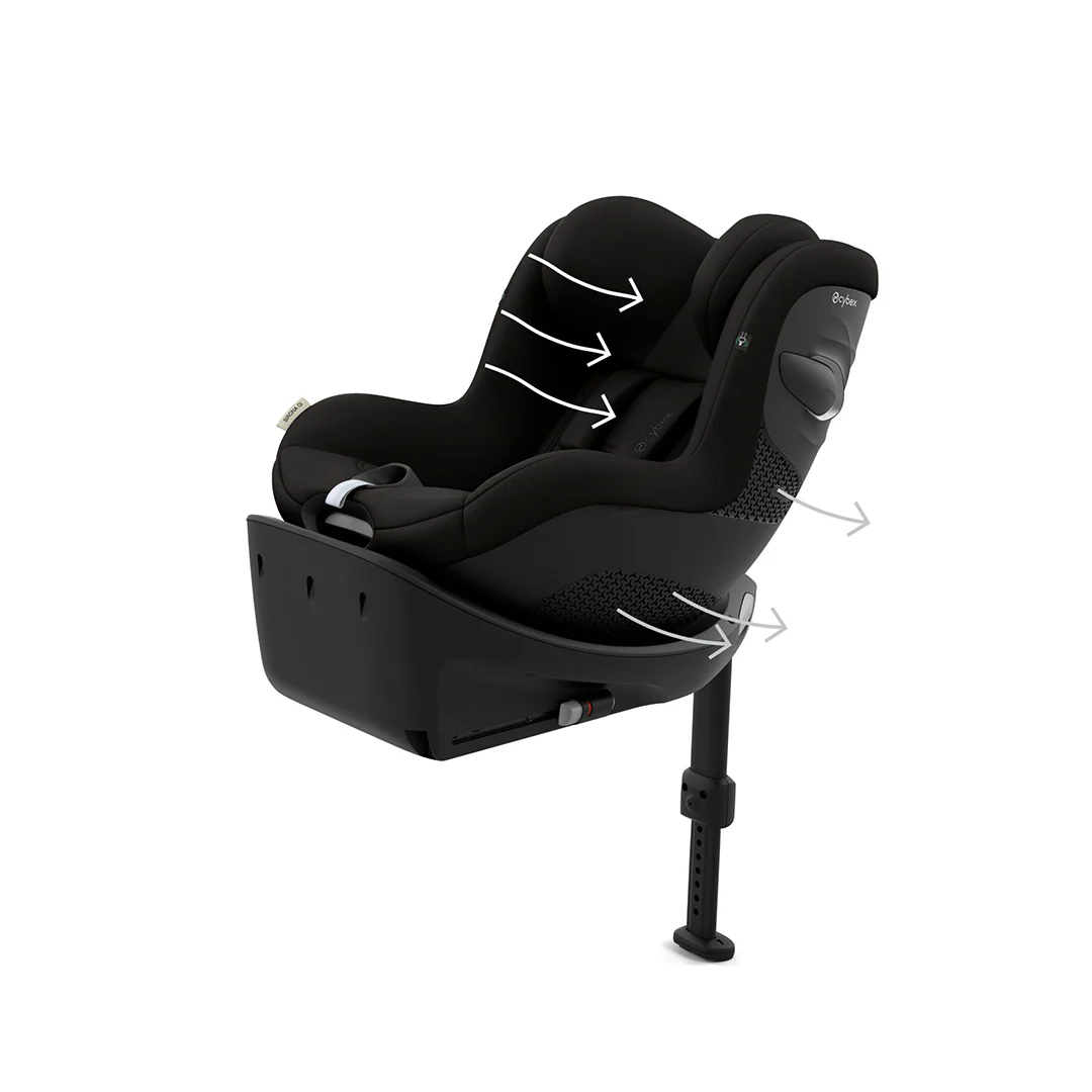 CYBEX Sirona Gi i-Size Car Seat - Magic Black - Image 7