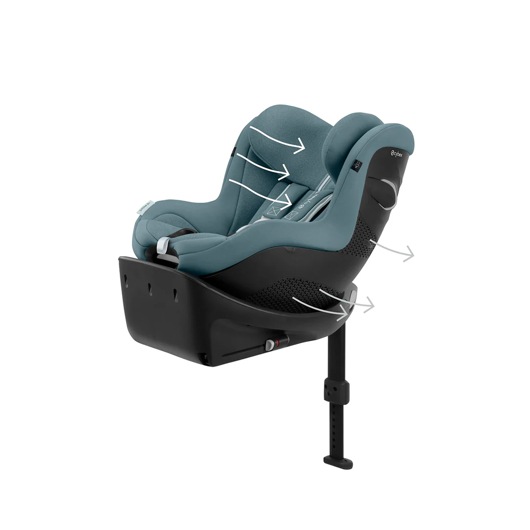 CYBEX Sirona Gi i-Size Plus Car Seat - Stormy Blue - Image 7
