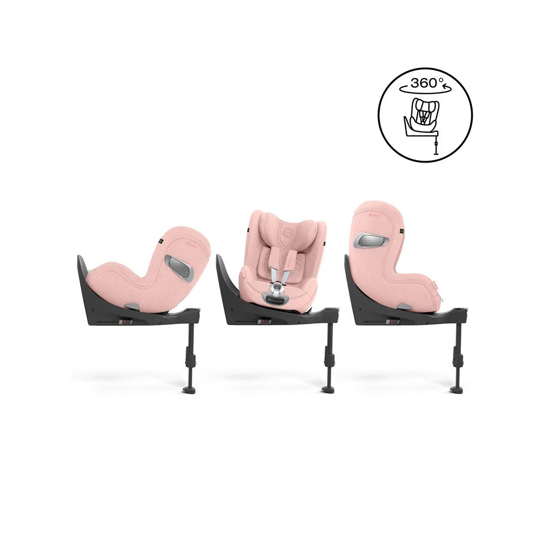 CYBEX Sirona T i-Size Plus Car Seat - Peach Pink - Image 5
