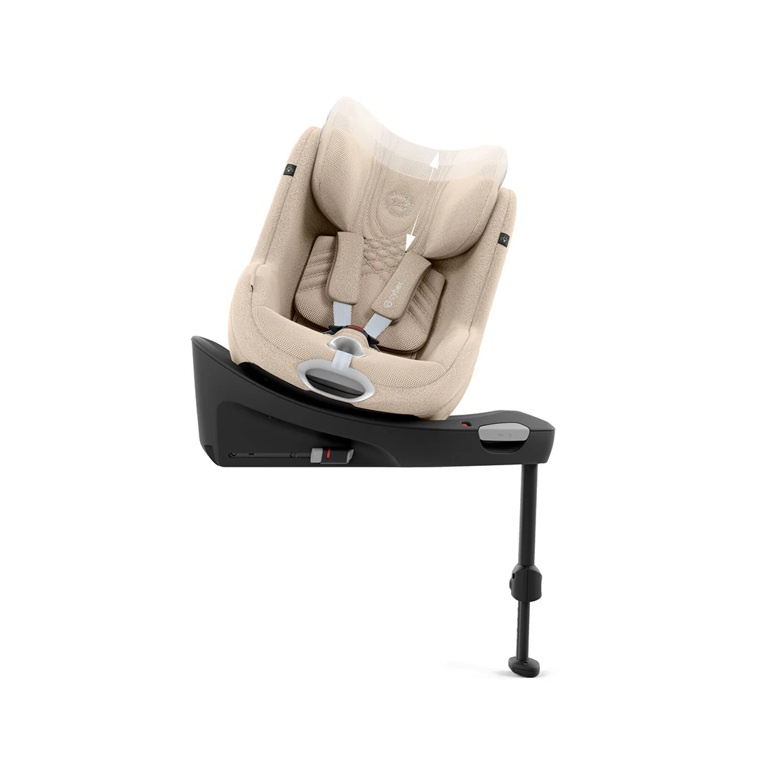 CYBEX Sirona Ti i-Size Plus Car Seat - Cozy Beige - Image 12