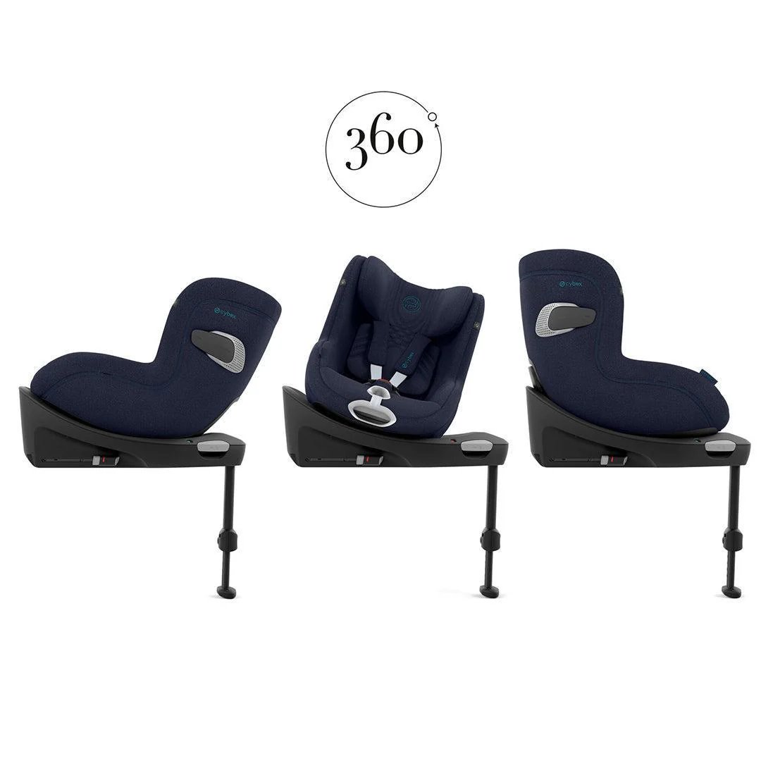 CYBEX Sirona Ti i-Size Plus Car Seat - Nautical Blue - Image 2