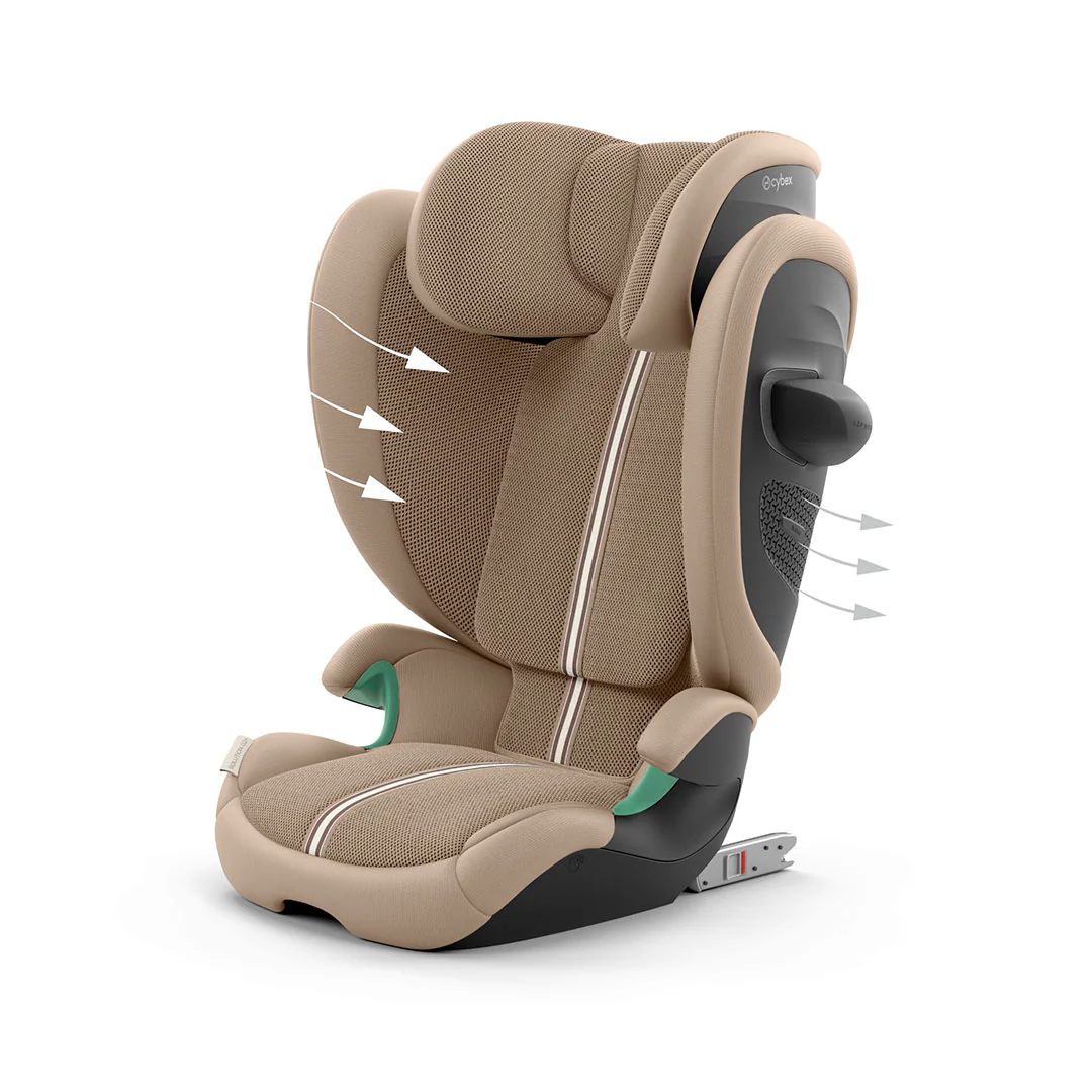 CYBEX Solution G2 Plus Car Seat - Almond Beige - Image 9