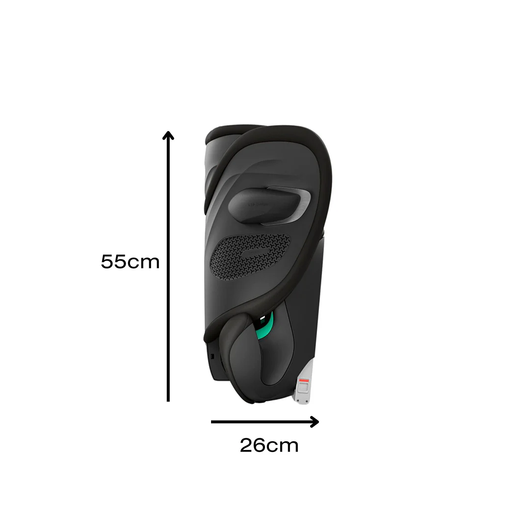 CYBEX Solution G2 Plus Car Seat - Moon Black - Image 11