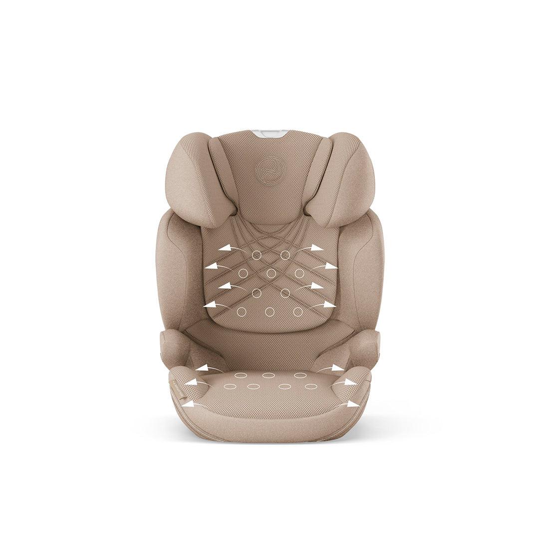 CYBEX Solution T i-Fix Plus Car Seat - Cozy Beige - Image 8